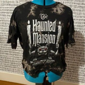 Haunted mansion crop t-shirt